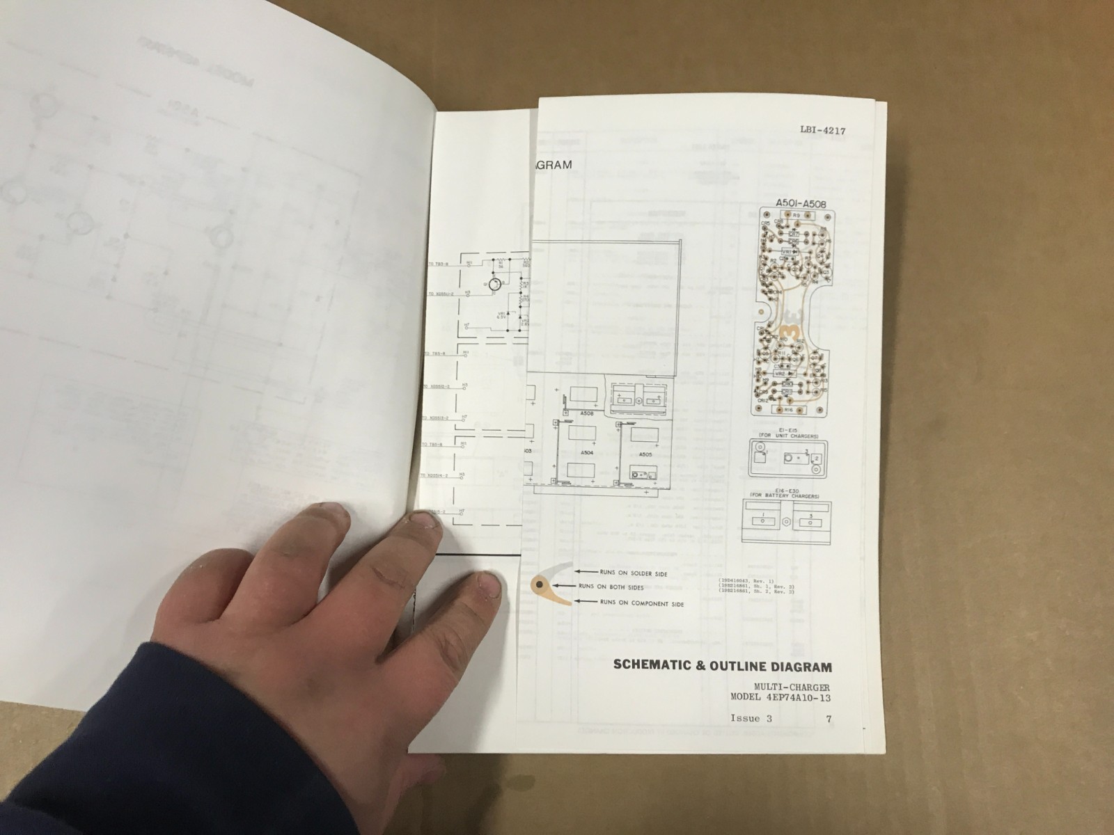 Vintage GE Model 4EP67A10,11 Desk Chargers Maintenance Manual