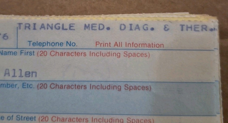 LARGE VINTAGE INVOICE JUNK JOURNAL BULK PAPER LOT EPHEMERA PAPER 100+ NC 4.5 x3″