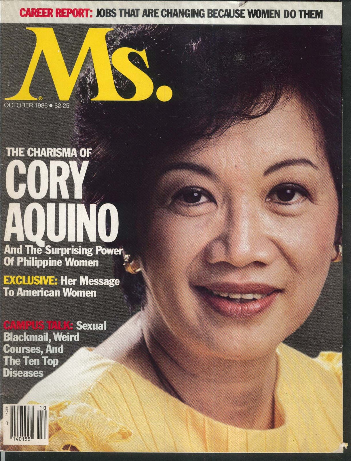 Ms. Cory Aquino Philippines John Goody Missi Moskowitz Betty Lane Faber 10 1986