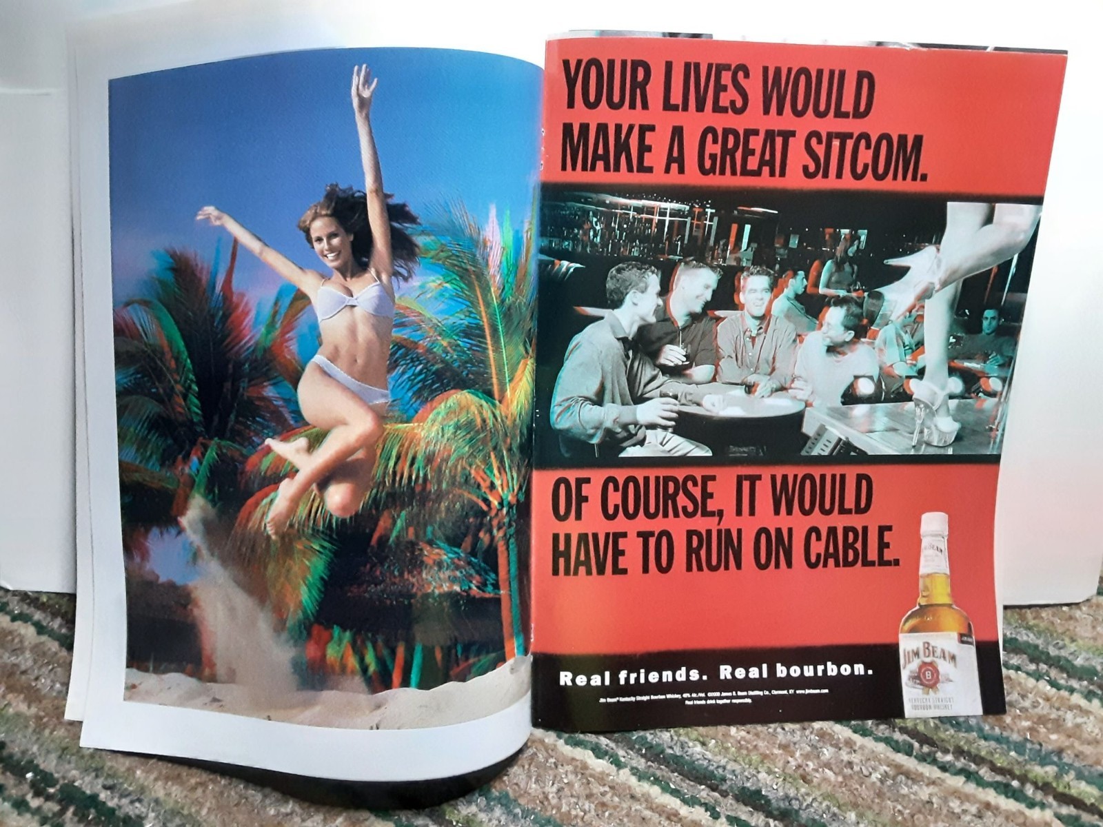 Vintage 2000 Swimsuit Models 3D Magazine Photo Feature 19 Page Section