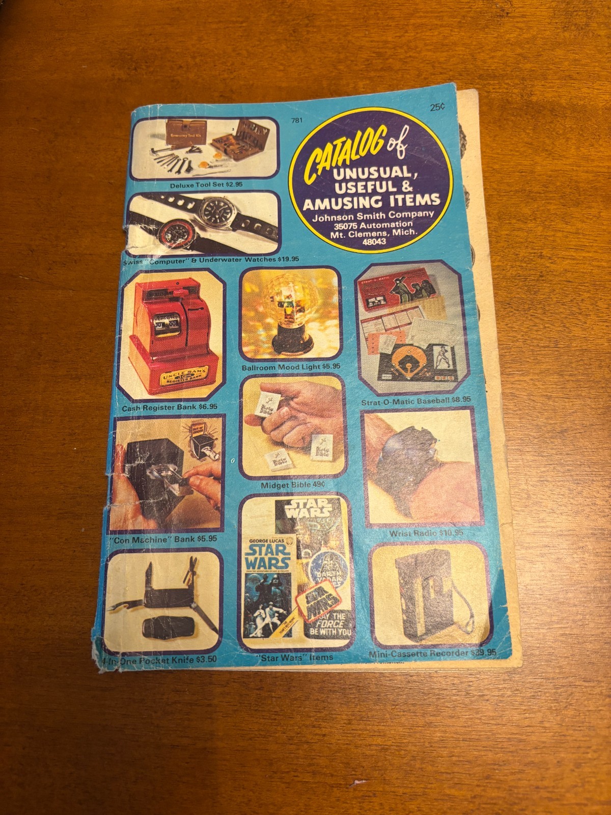 Catalog of Unusual, Useful and Amusing Items Johnson Smith 1978 #781