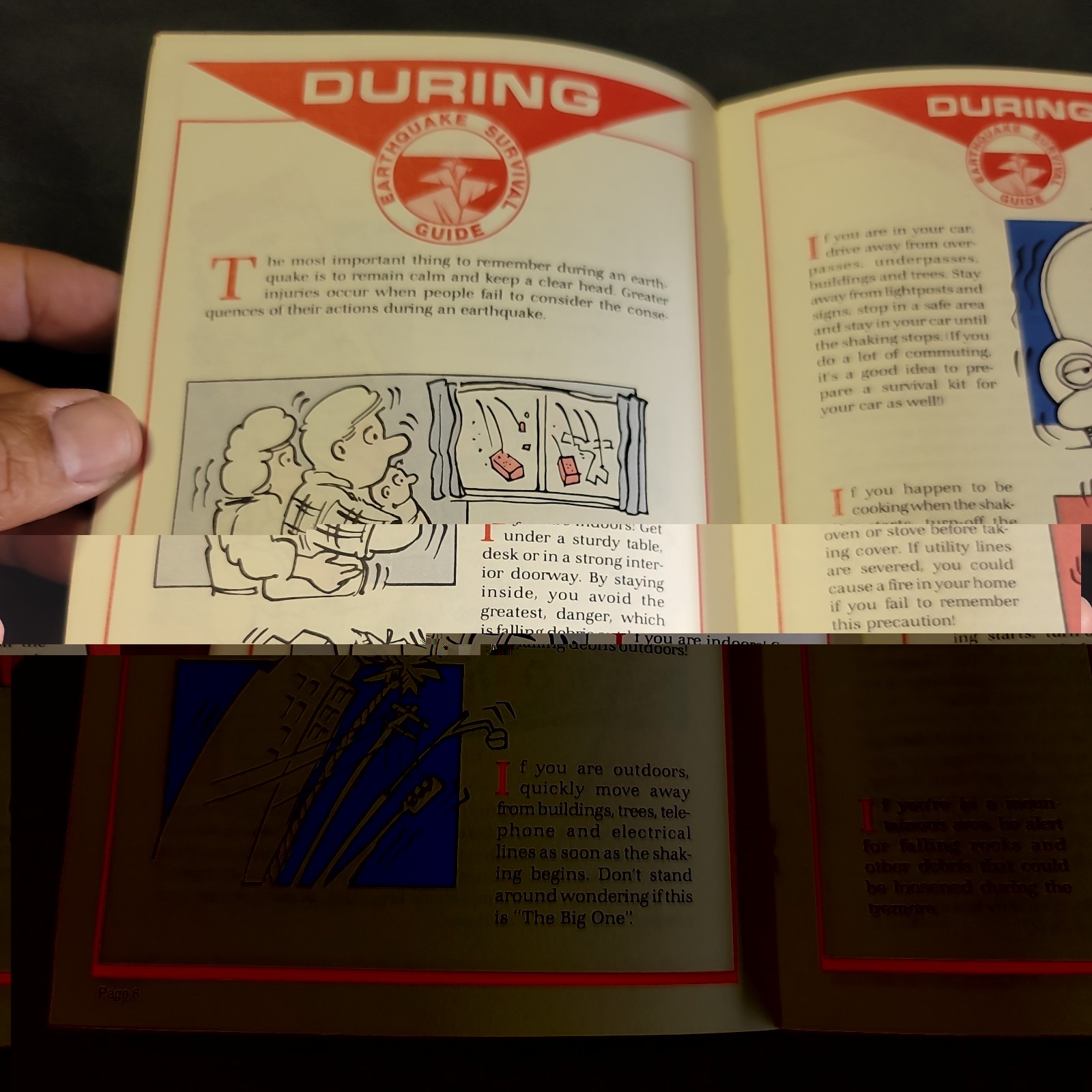 Vintage c1980s Builders Emporium Earthquake Survival Guide 14 Pages VTG