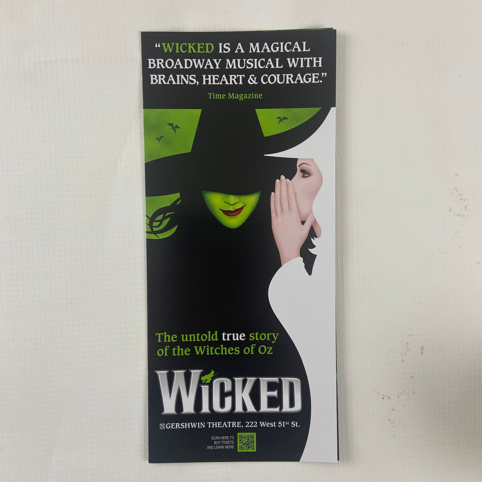 Wicked Witches of Oz 2022 Ad Flyer Broadway NYC New York City Advertisement Ads