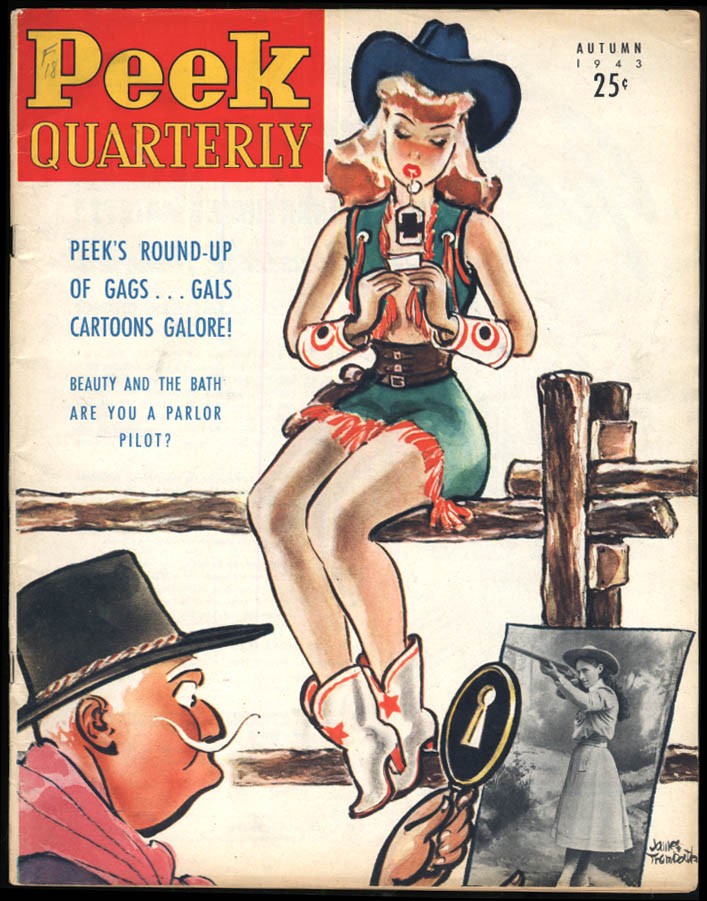 PEEK QUARTERLY Autumn 1943 Hitler, Can-Can, Christine Ayers, Corsets; Durante +