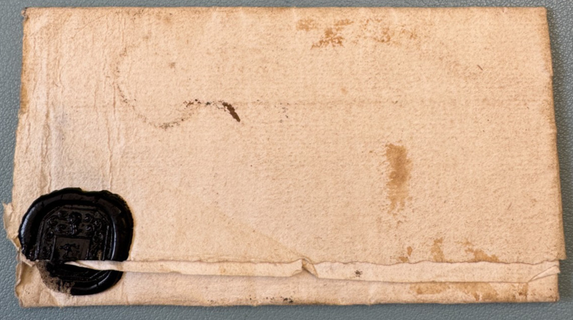 Pre-Philatelic Letter B Crowned Bordeaux Armorial Nérac 17th-18th Century