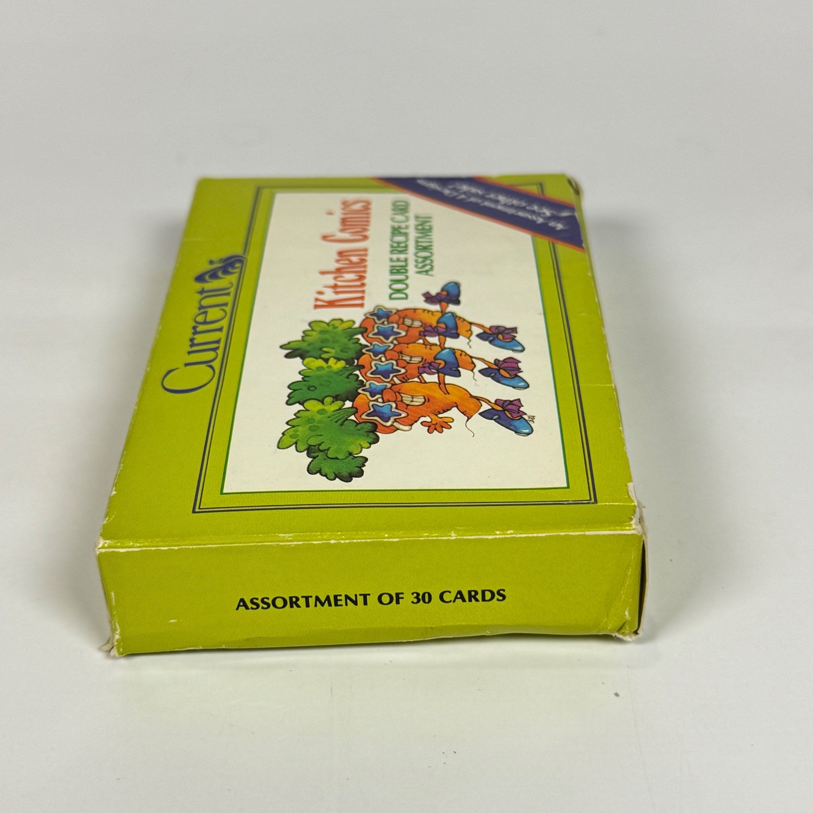 Vintage 1982 Current Kitchen Comics Double Recipe Card Assortment 24ct Veggies
