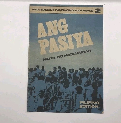 1990s Philippines Voter’s Guide “Ang Pasiya” Hatol Ng Mamamayan.Pamphlet.Used.