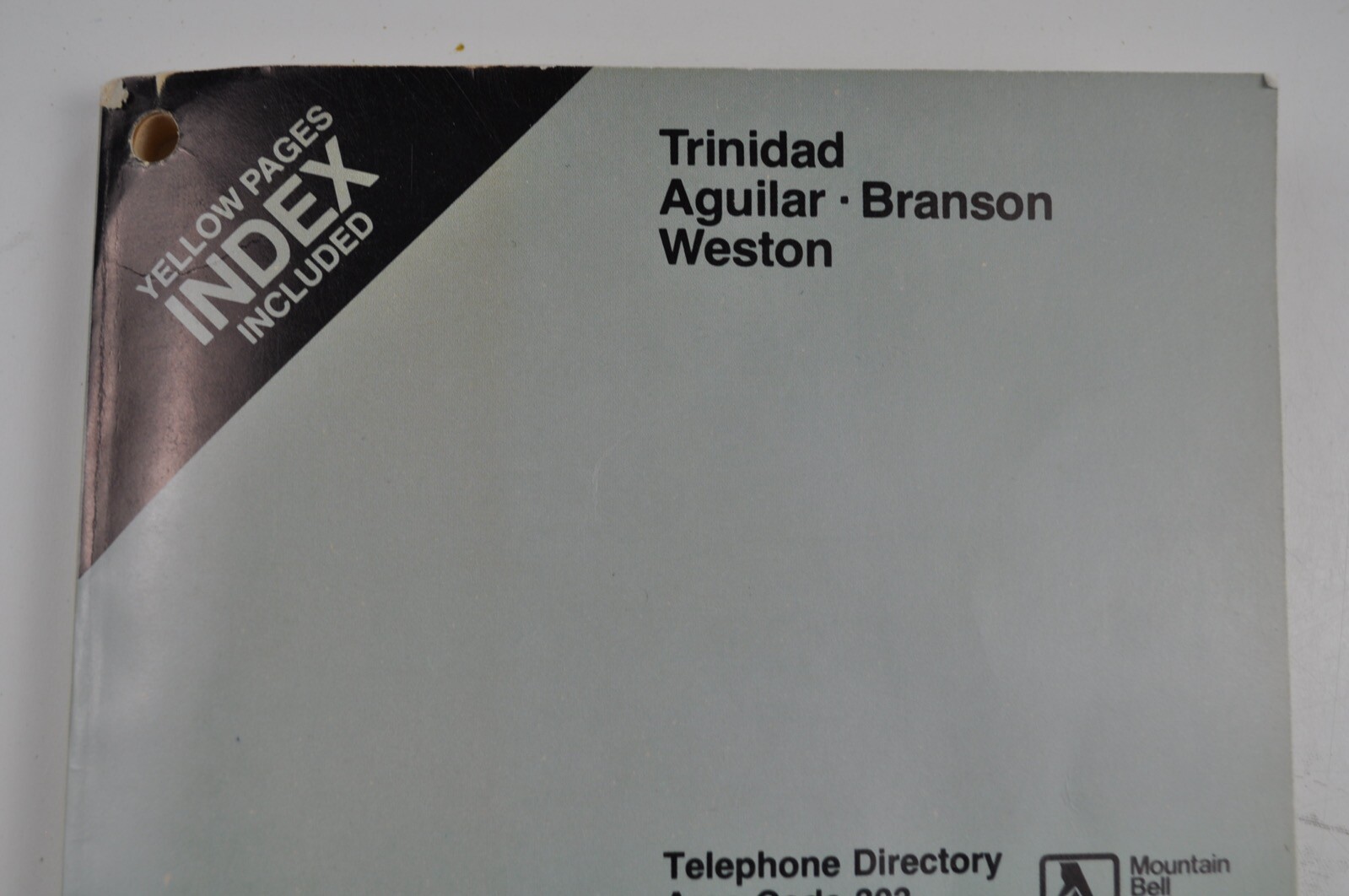 Vintage Phone Book Trinidad Colorado 1984 Mountain Bell Telephone Directory