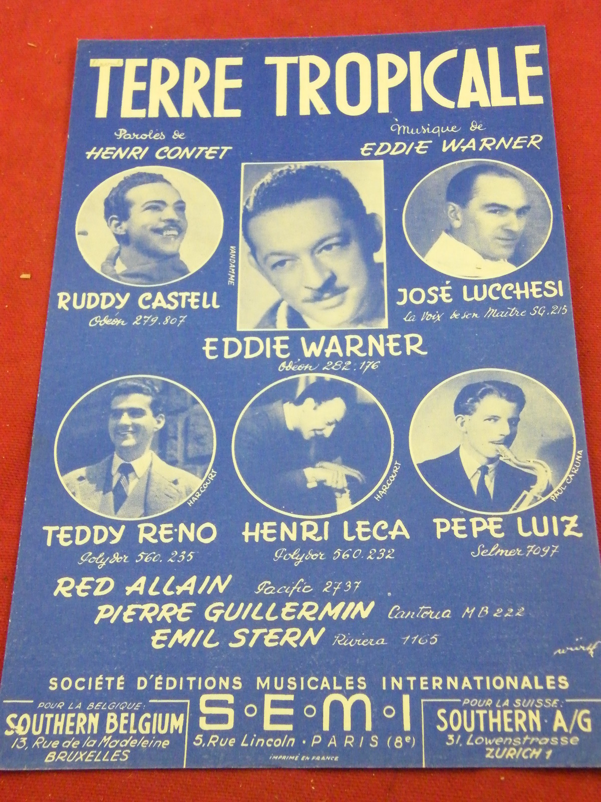 Partition Tropical Land Eddie Warner Accordion