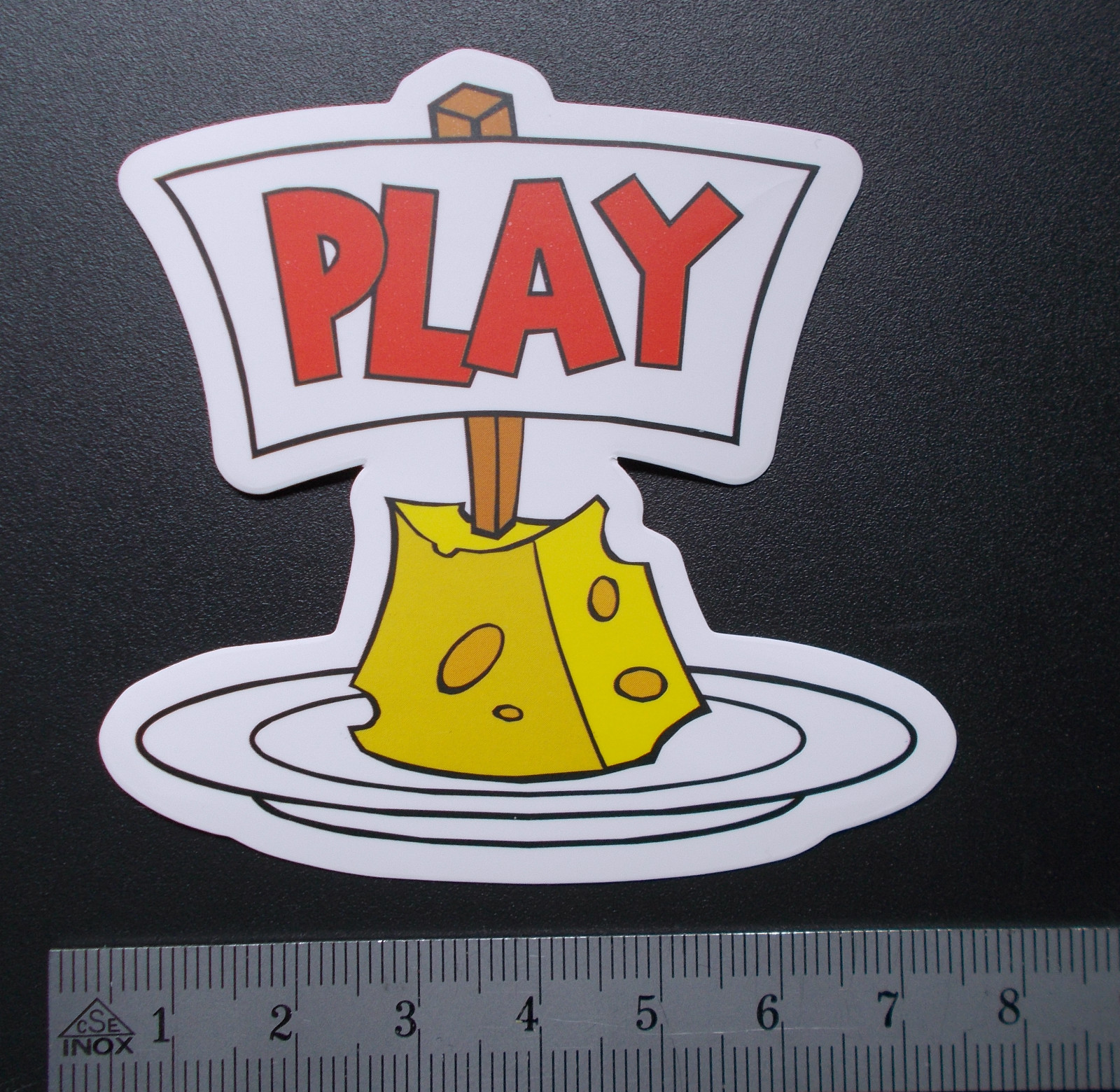 Sticker Decal Matte Look “Play” Laptop, Stickerbomb (M208)