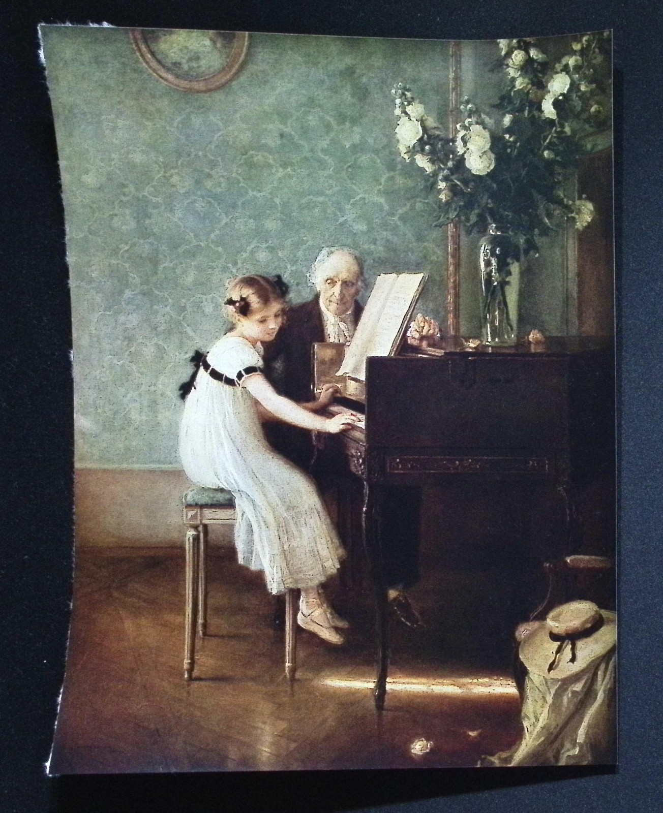 The Music Lesson – Jules A. Muenier – Luxembourg Paris French School Print