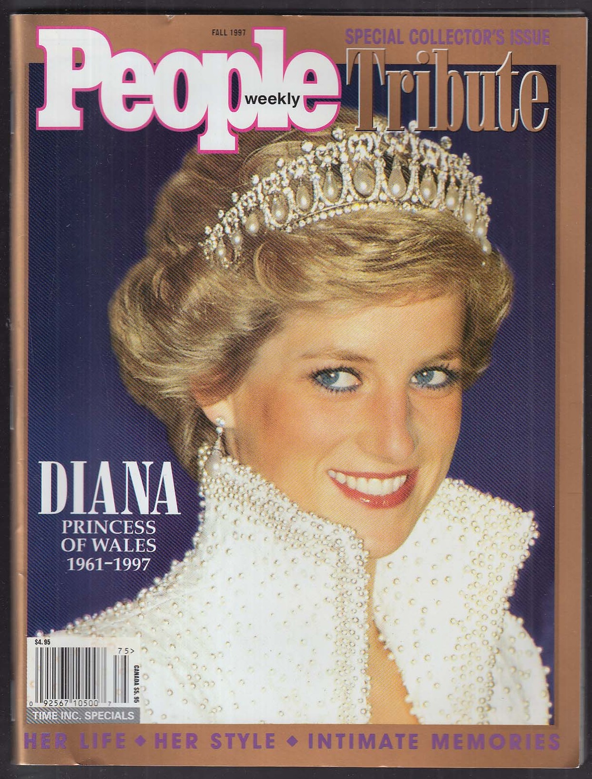 PEOPLE TRIBUTE: Diana Princess of Wales Special Collector’s Issue Fall 1997