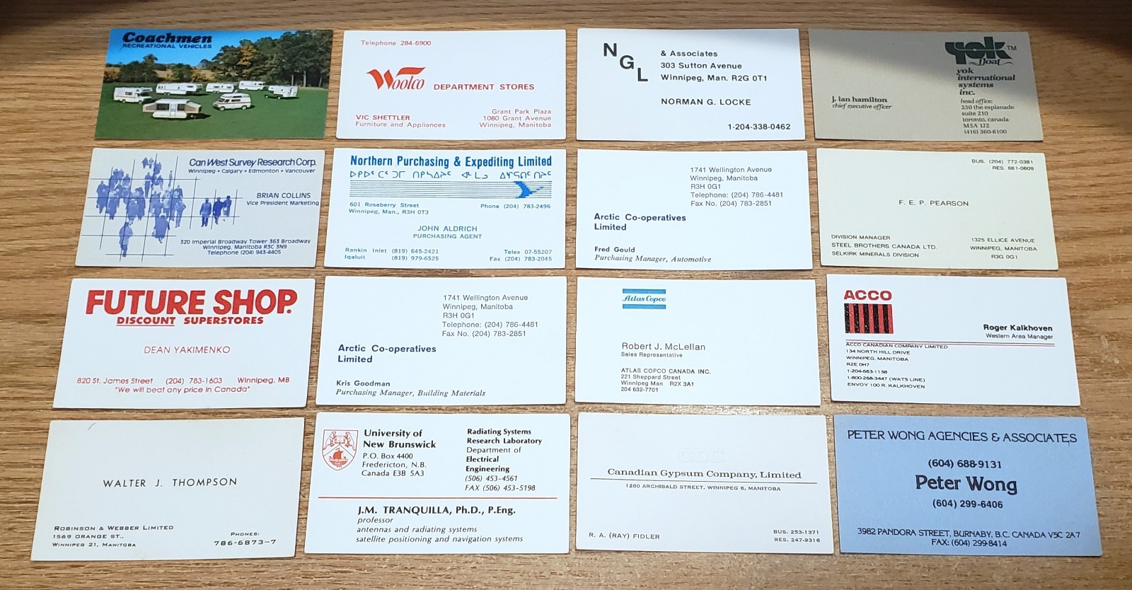 🔥 LOT of 100 CANADA Related BUSINESS CARDS for BUSINESS CARD COLLECTION L16