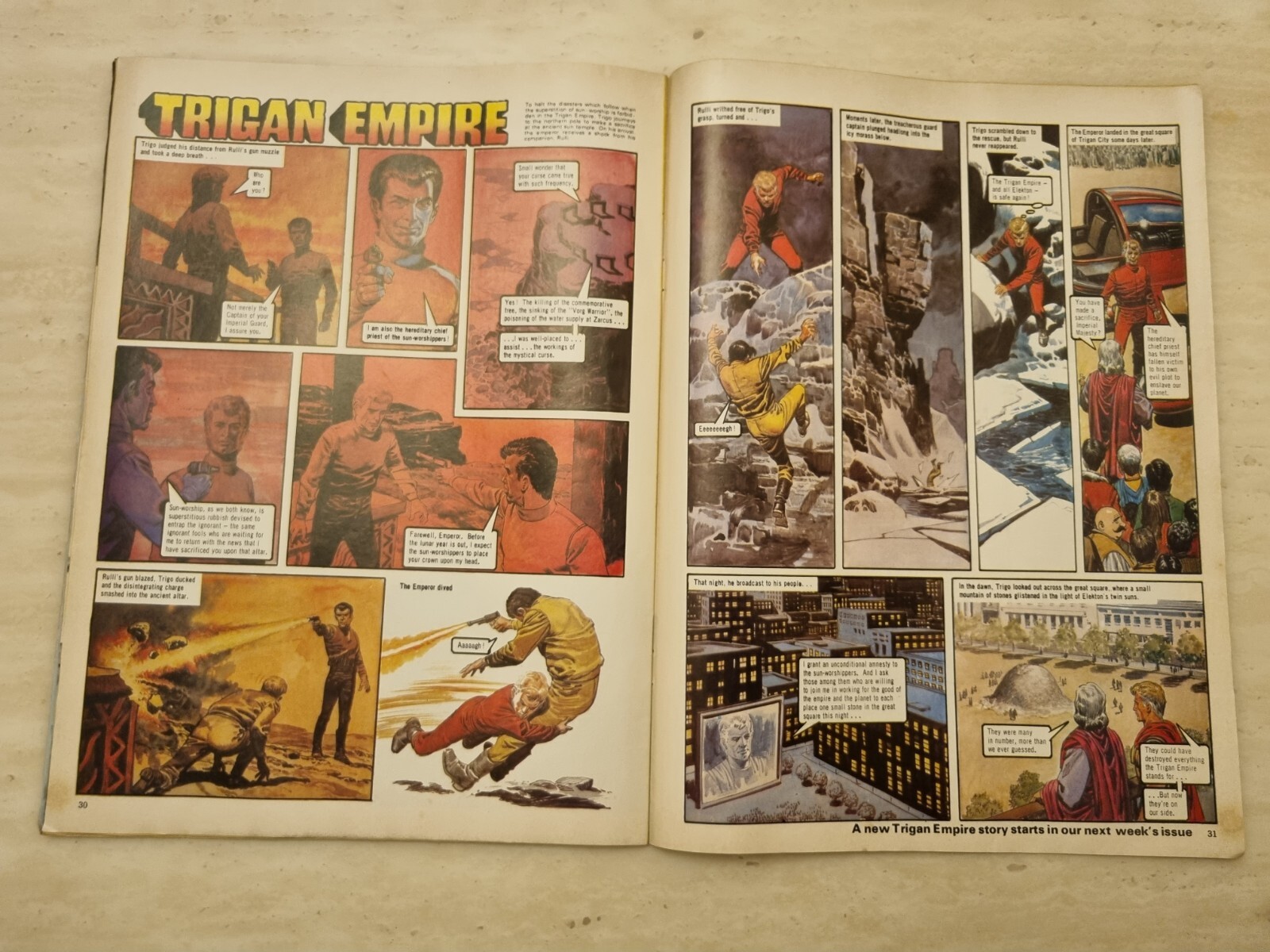 Look and Learn Magazine No. 629, 2nd February 1974 – The None eyed Pilot who