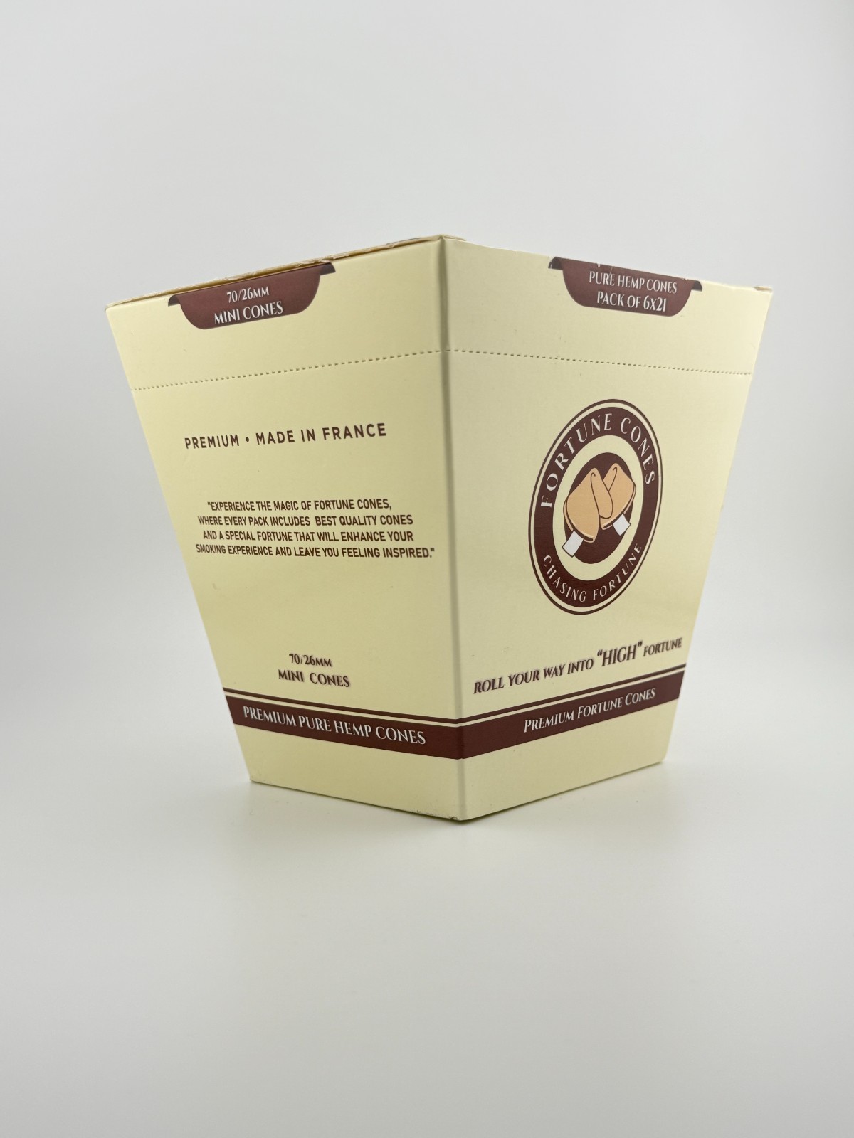 FORTUNE CONES – PREMIUM 63 CONES PACK – PURE HEMP- MINI CONES 70/26MM