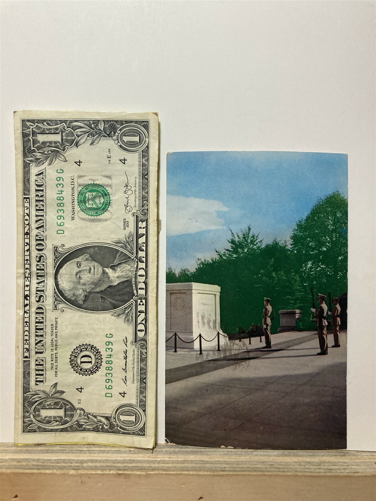 1955 The Tomb of the Unknown Soldier Post Card Postcard Washington DC Vtg