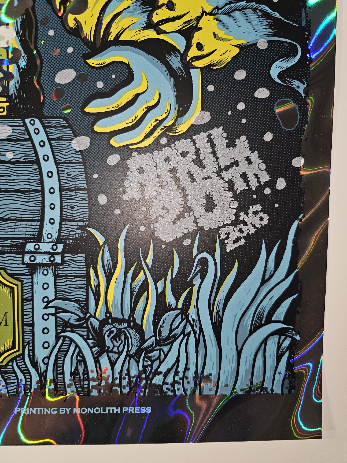 Widespread Panic Leunig 4/20 Chattanooga LAVA FOIL Variant Poster Signed Print