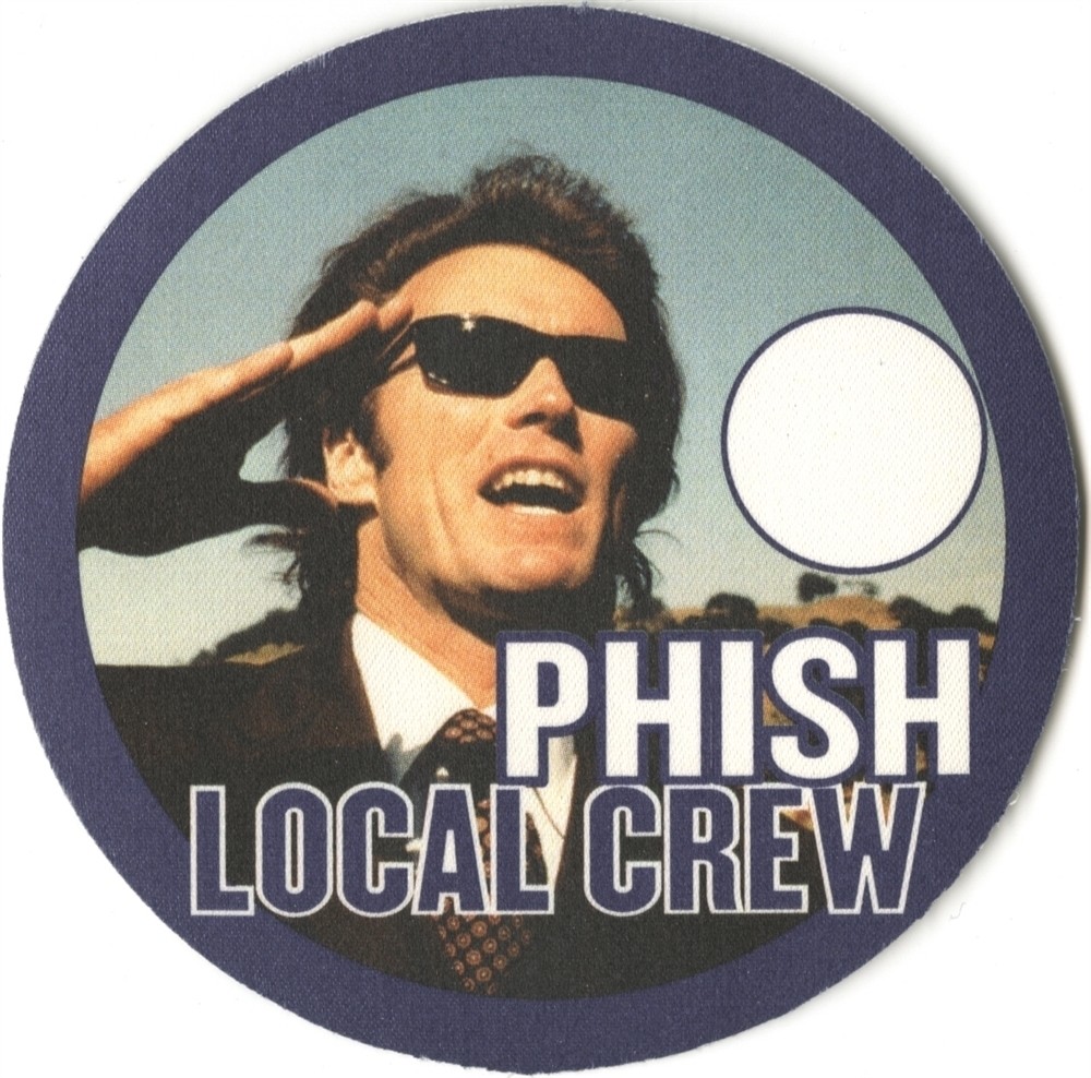 Phish 1999 The Siket Disc concert tour Dirty Harry Local Crew Backstage Pass