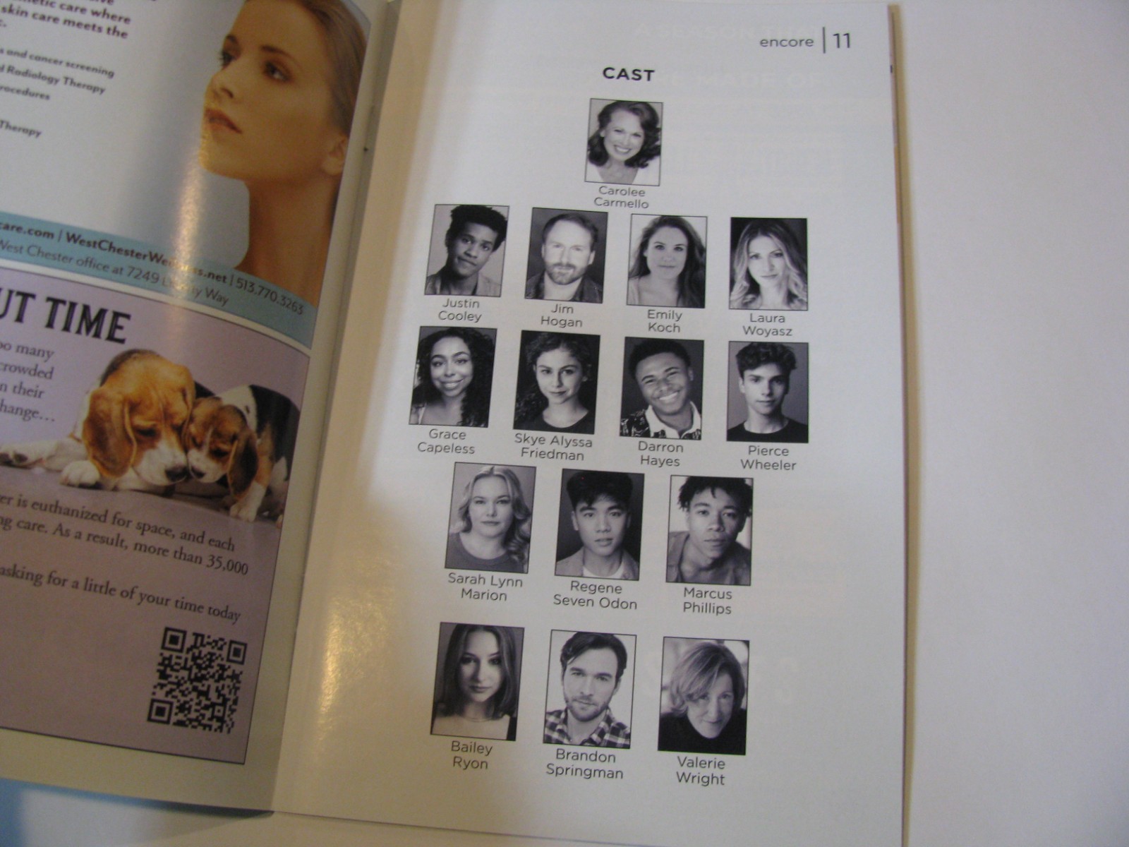 2025 Kimberly Akimbo Encore Theatre Program Broadway Cincinnati Aronoff Center