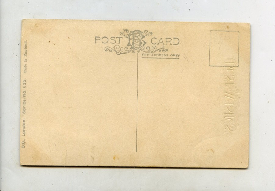 C1910 NOVELTY AUTOGRAPH ALBUM ON POSTCARD WITH INK ENTRIES JEPARIT VICTORIA P20