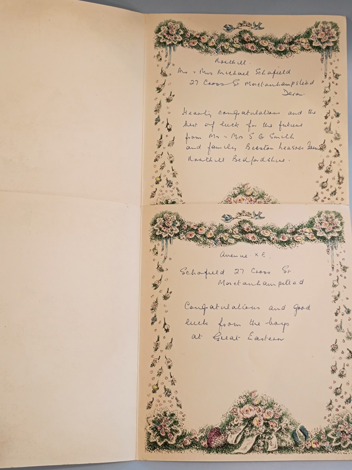 Vintage GPO Wedding Greetings Telegram 1957 / General Post Office