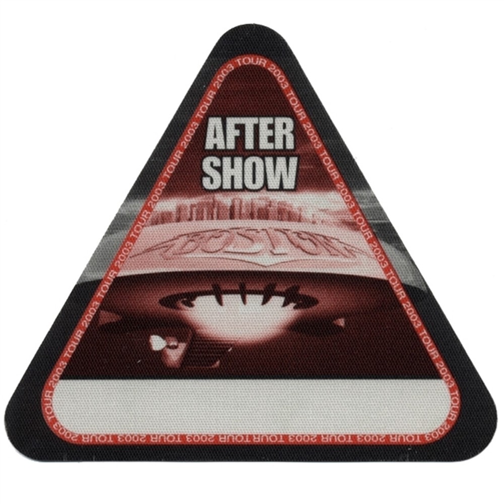Boston 2003 Corporate America concert tour After Show Backstage Pass