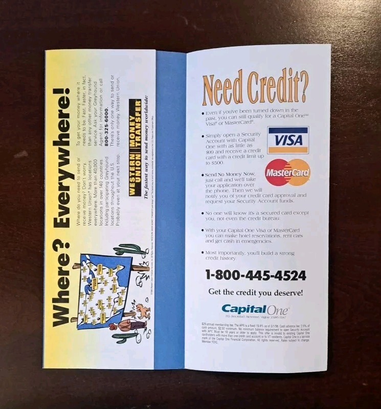 1998 Greyhound Bus Lines Ticket Envelope Unused And VINTAGE Older Logo