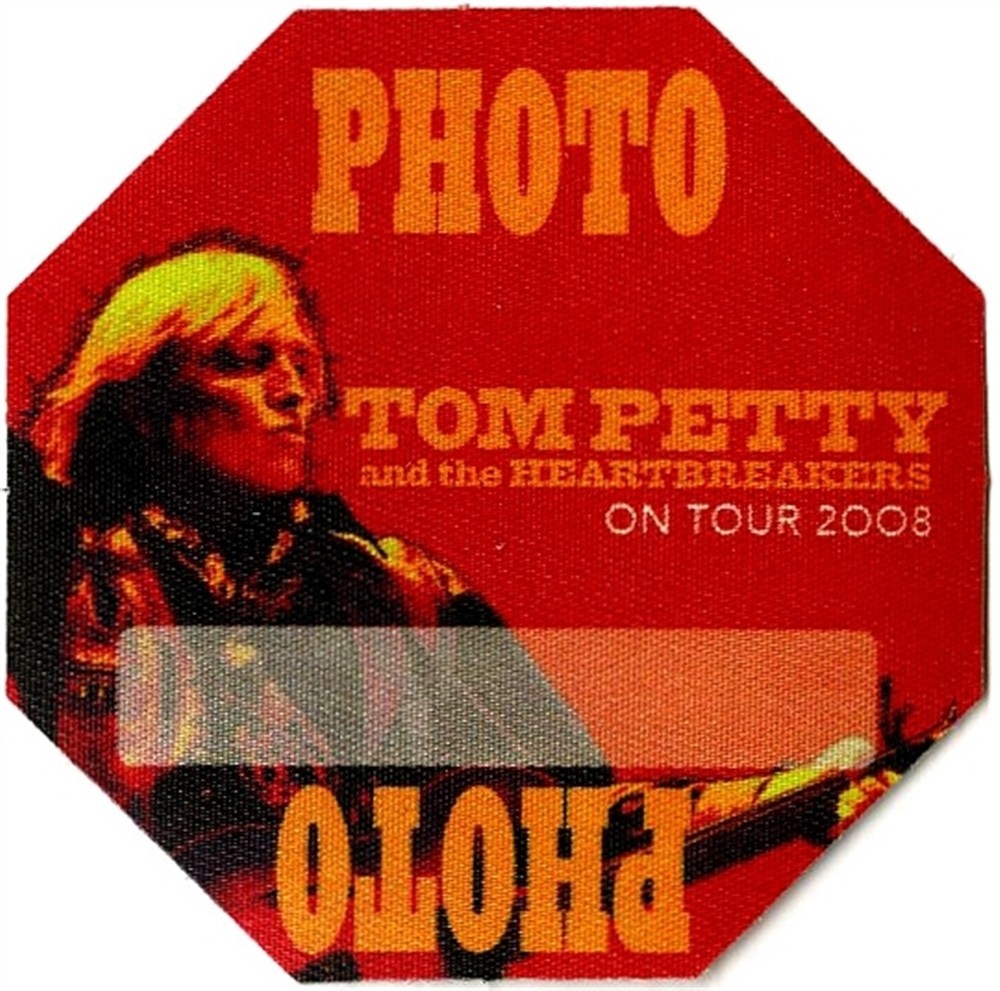 Tom Petty & the Heartbreakers 2008 concert tour Photo Backstage Pass