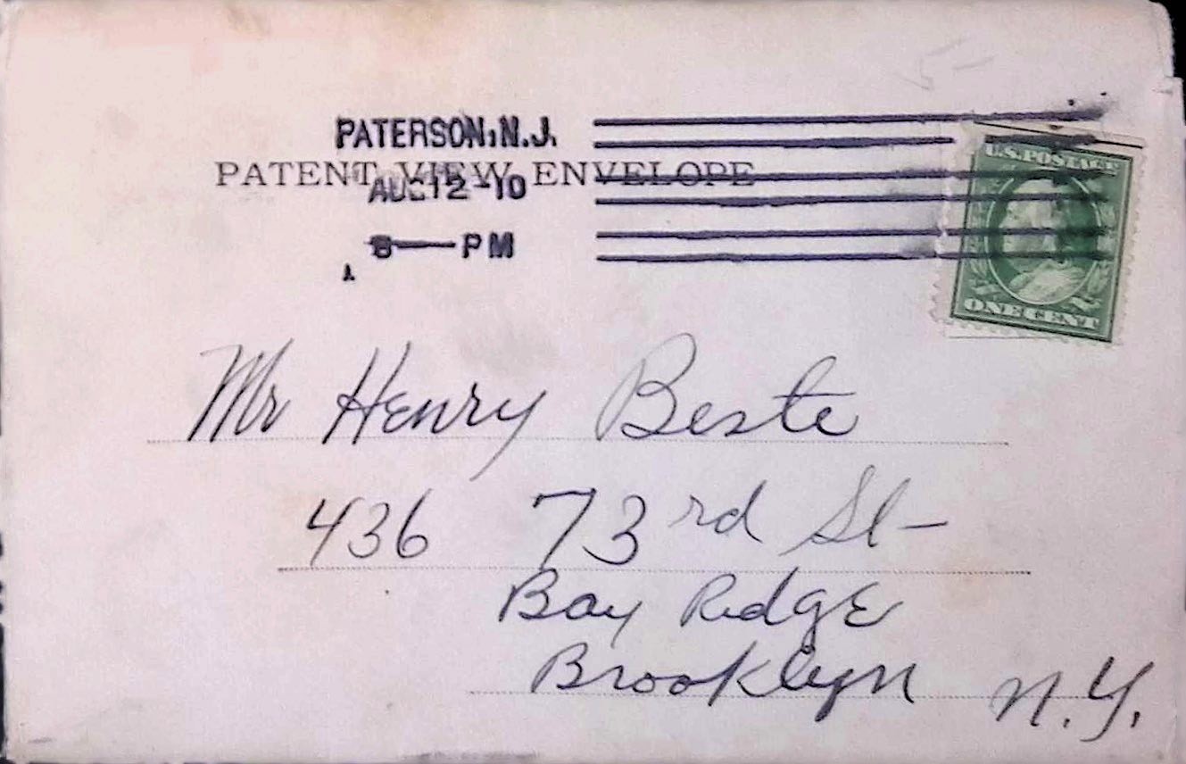 Paterson NJ Postcard Folder c1910 Dempsey Lambert Castle City Hall Greetings