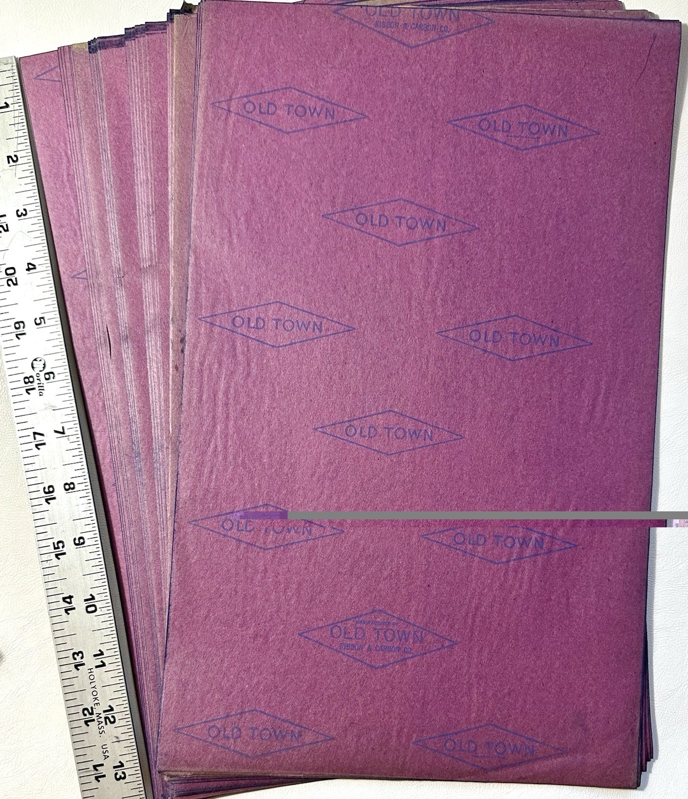 Vtg Old Town Spirit Master Hectograph Carbon Paper 8.5″ x 14″ Lot 24 Sheets NOS
