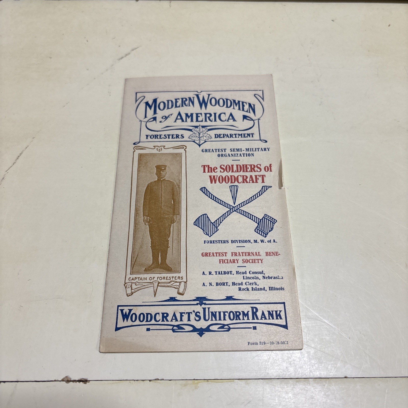 Lot of 6 Vintage Modern Woodmen of America Pamphlets Early 1900’s