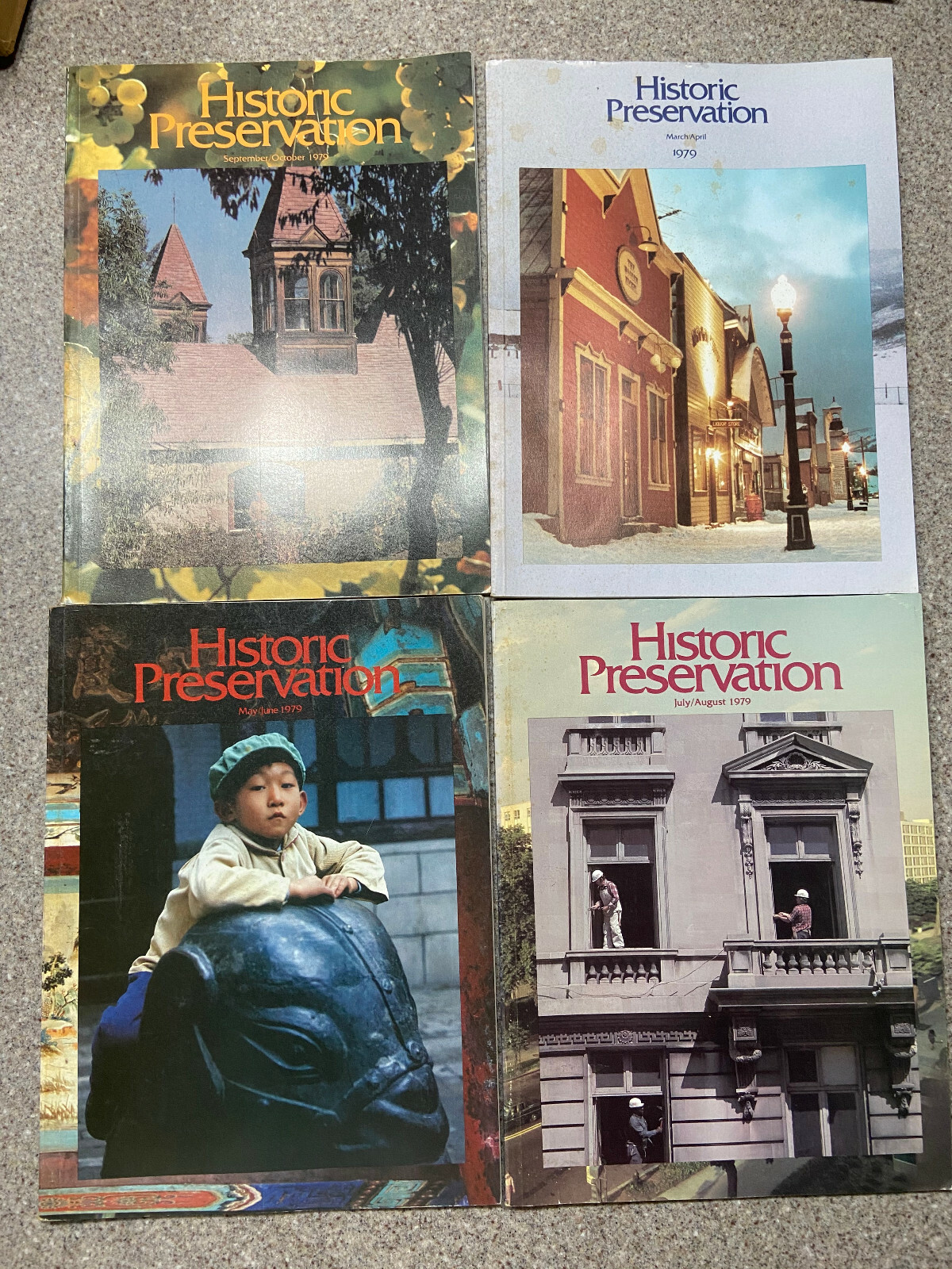 Lot of 16 – Historic Preservation Magazine/Magazines 1979 1980 1981 Americana