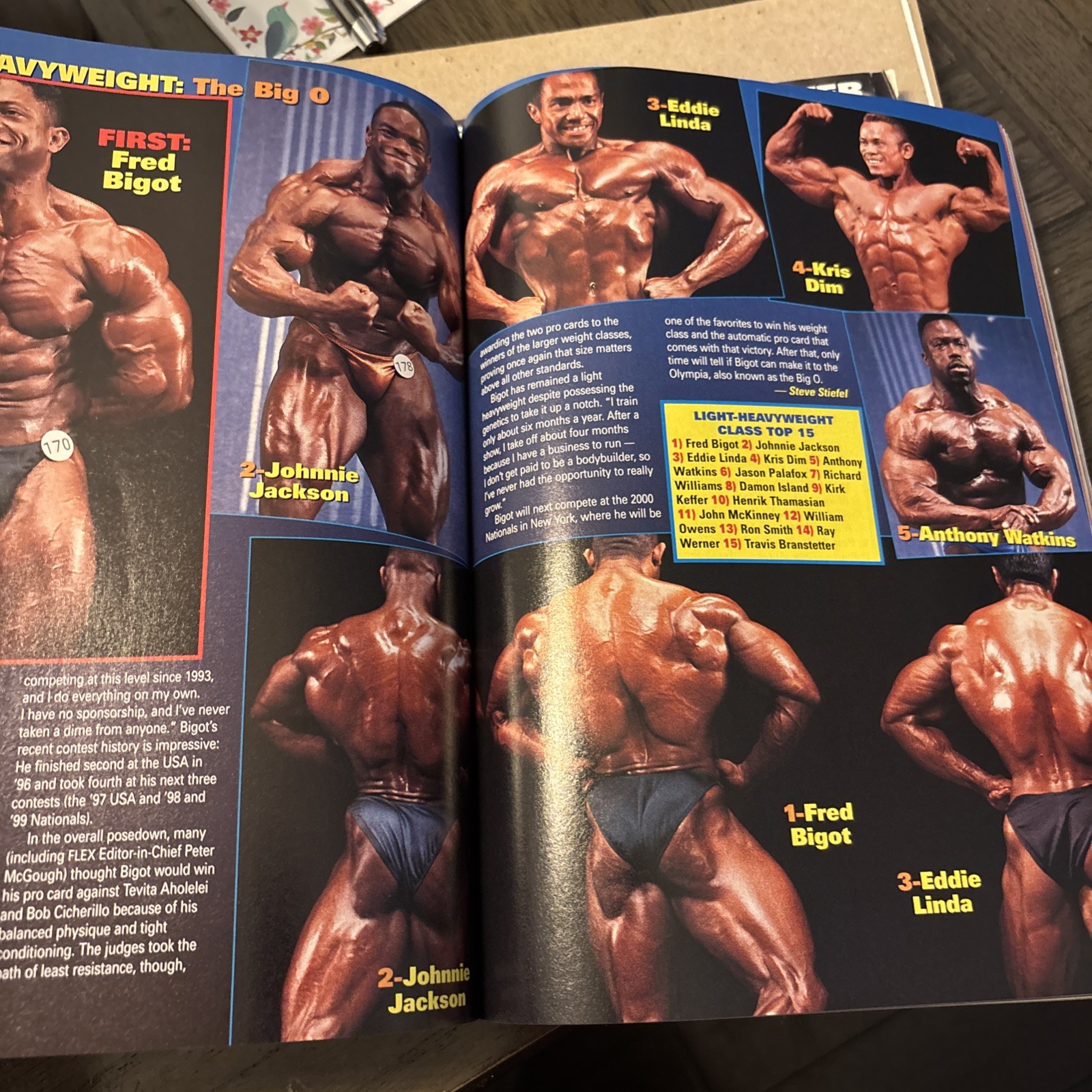 NOV 2000 FLEX body building magazine