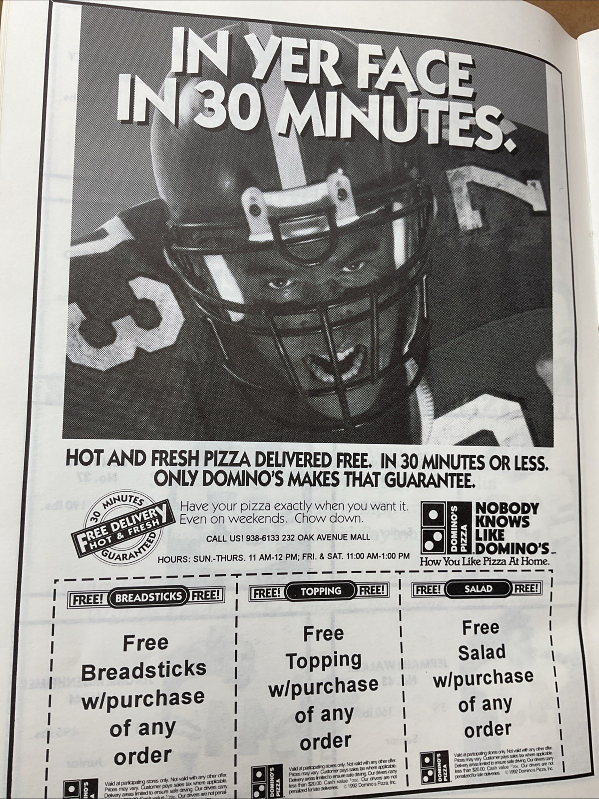 3 Sep 1993 Football Program A.L Brown Vs Statesville High School Nc B69