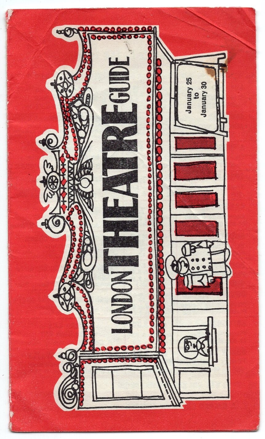 Six 1970s London UK Theatre Programs – Hair, Piccadilly, Lyric, Queens, etc