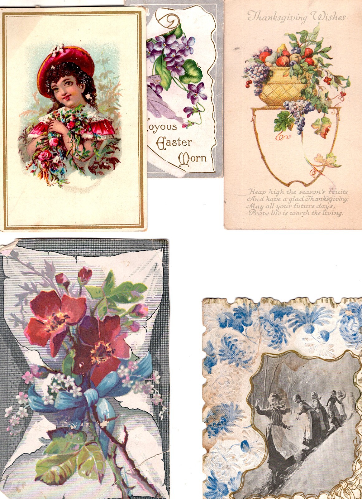 Euphemera Assorted Vintage Paper Photos Cards Postcards Cutouts Lot of 50+