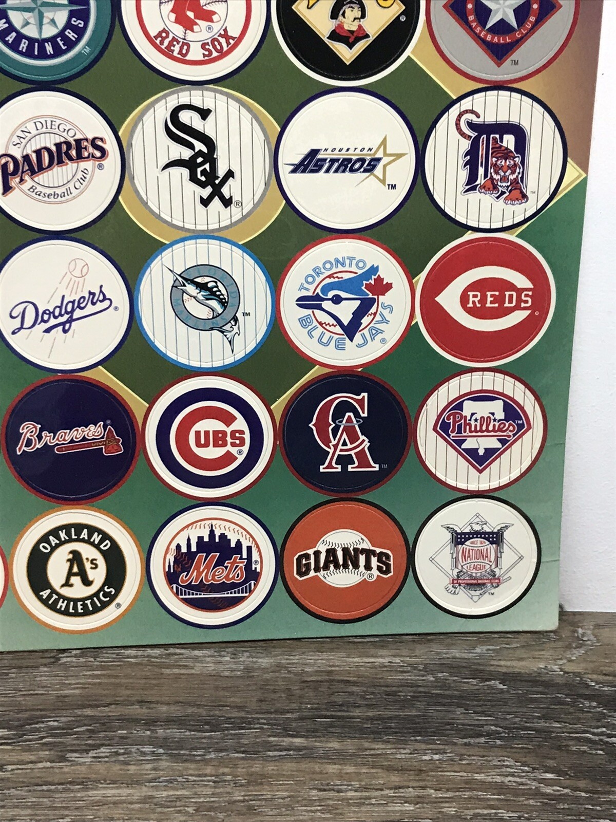1995 Major League Baseball 28 TEAM CAPS Sheet Collection Ltd Ed Sealed + AL/NL