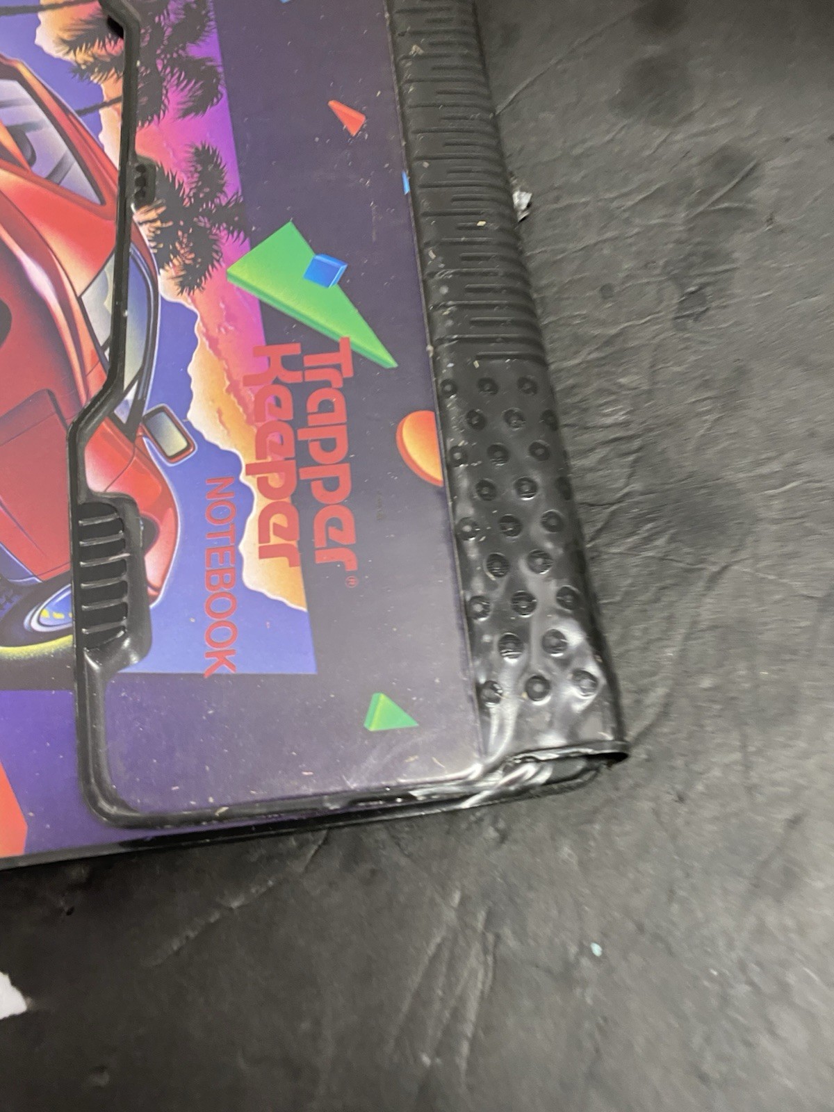 Vintage 80’s Red Ferrari Mead Trapper Keeper Collectible Rare, IN POOR CONDITION