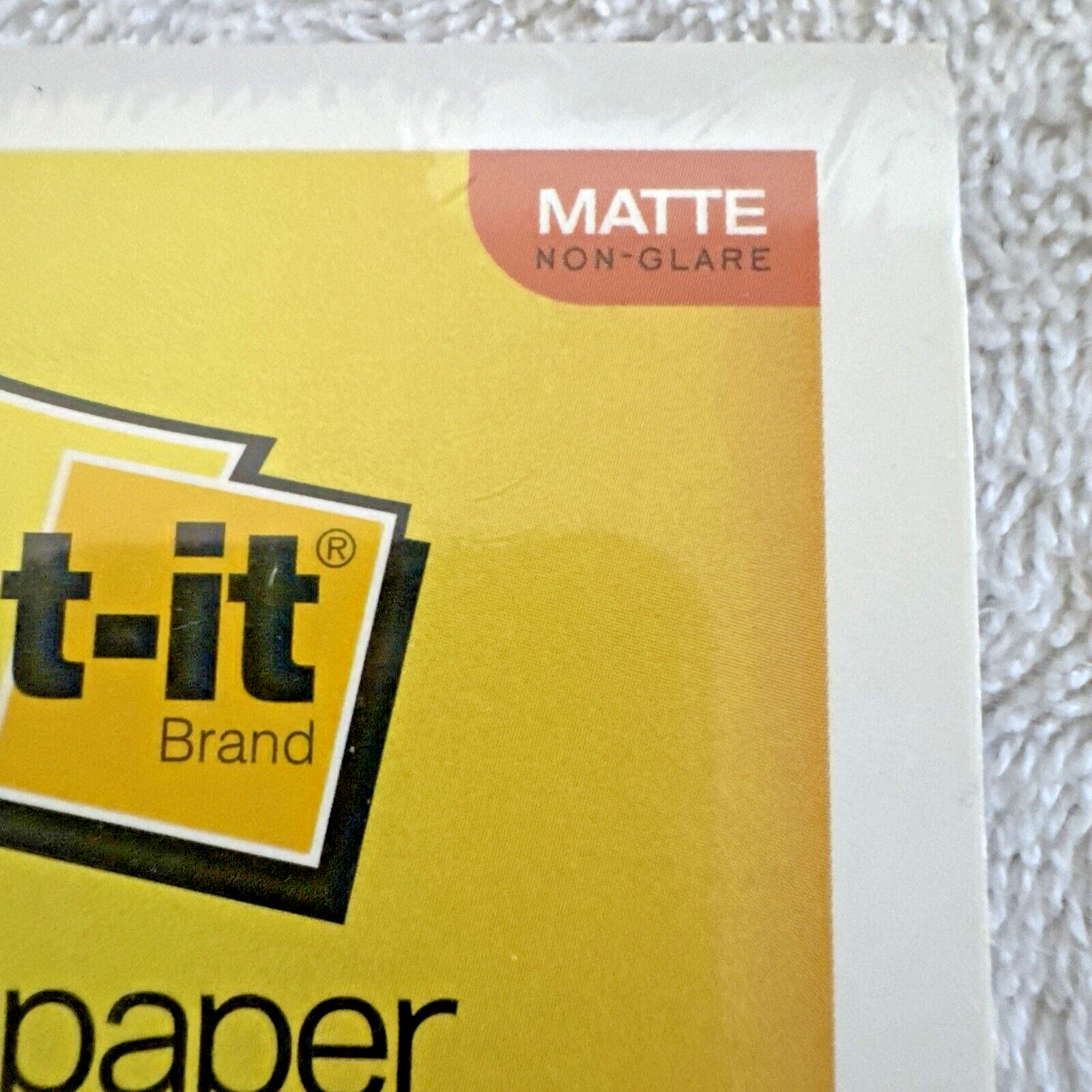 3M/Post-It Sticky 4”x6” 1-Matte / 1-Gloss Photo Picture Paper 50 sheets 2-Paks