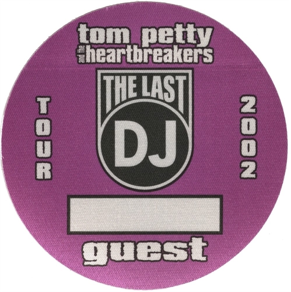Tom Petty & the Heartbreakers 2002 The Last DJ concert tour Guest Backstage Pass
