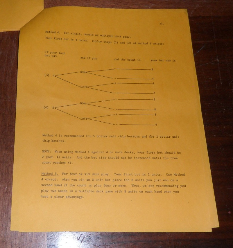 Vintage Paperback System for Winning at Casino Blackjack by Julian Braun 1979