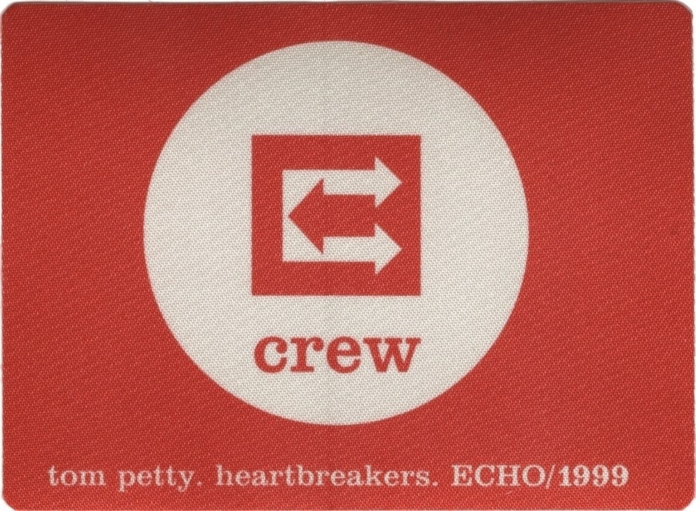 Tom Petty & the Heartbreakers 1999 Echo concert tour Working Crew Backstage Pass