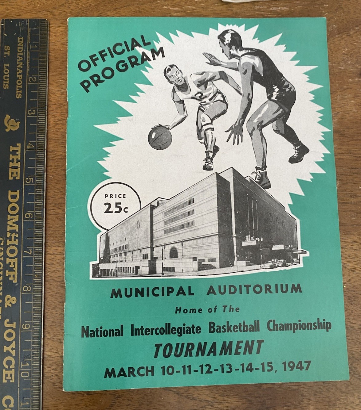 1947 NIBC National Intercollegiate Basketball Championship program Converse