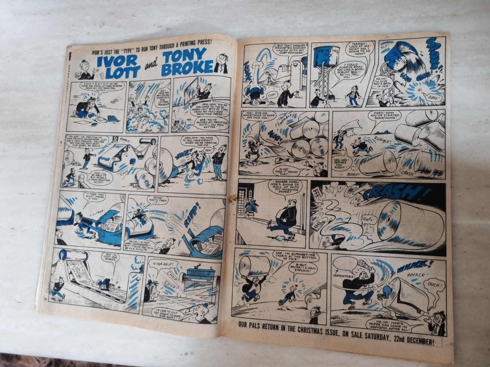 Cor!! IPC Magazines British Weekly Comic 22nd December 1973
