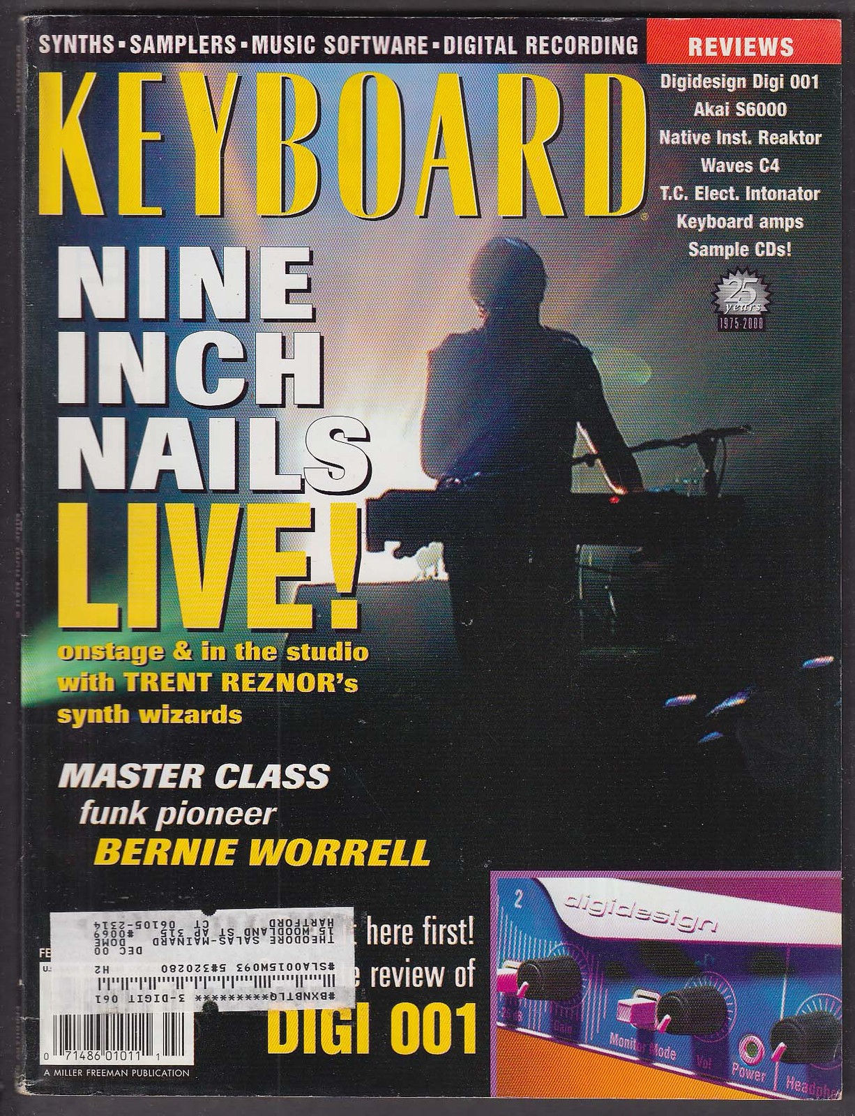 KEYBOARD Nine Inch Nails Trent Reznor Bernie Worrell Pet Shop Boys ++ 2 2000