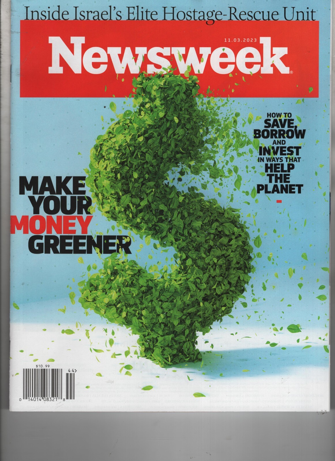 MAKE YOUR MONEY GREENER NEWSWEEK MAGAZINE NOV 3 2023 NO LABEL