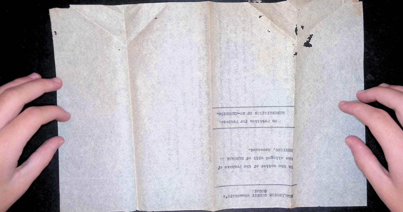 1927 Renunciation Co-Executor Bunting Burlington NJ Probate Will Crosswicks