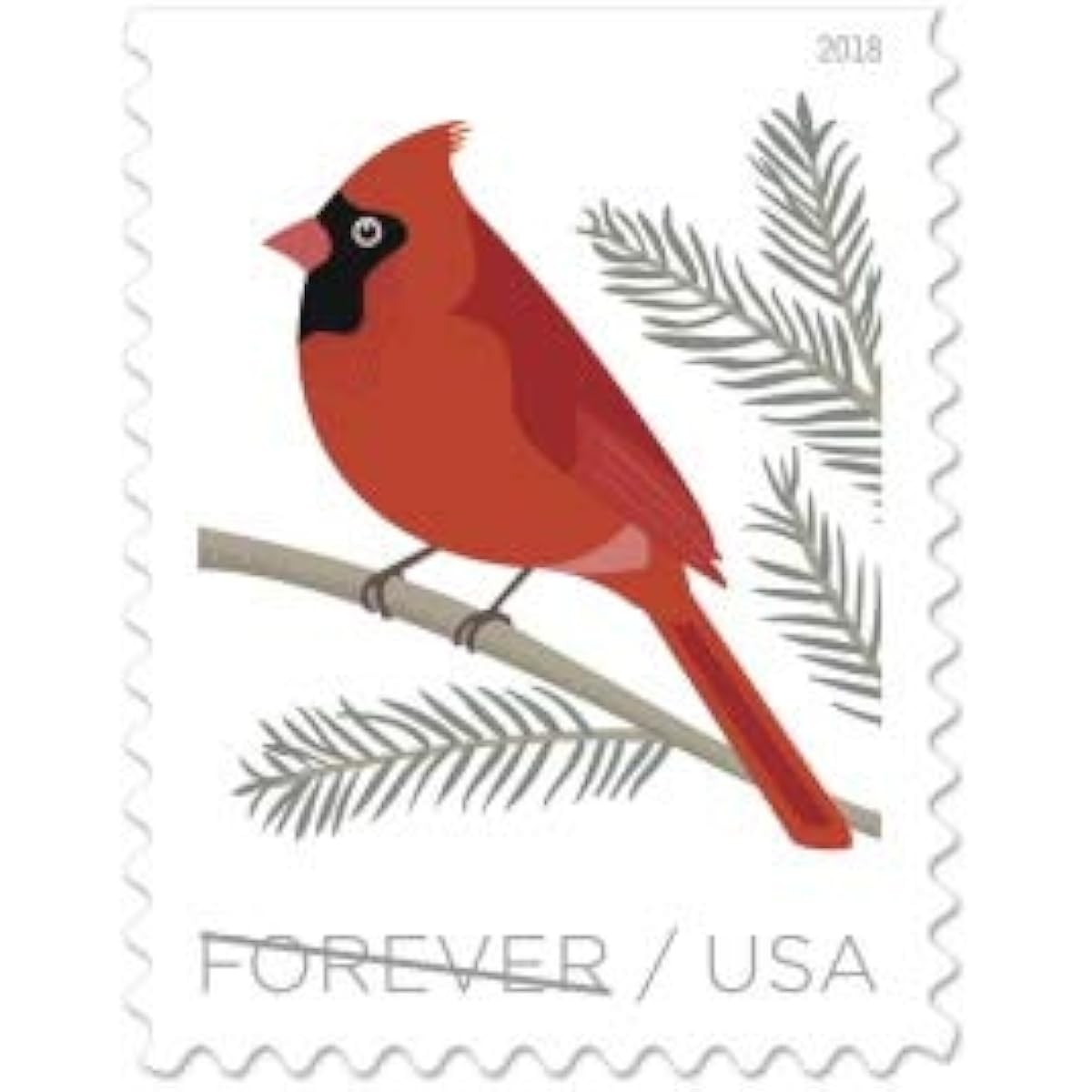 Discount 100 USPS Stamps Pristine MNH Birds in Winter Forever Postage 5 Booklets