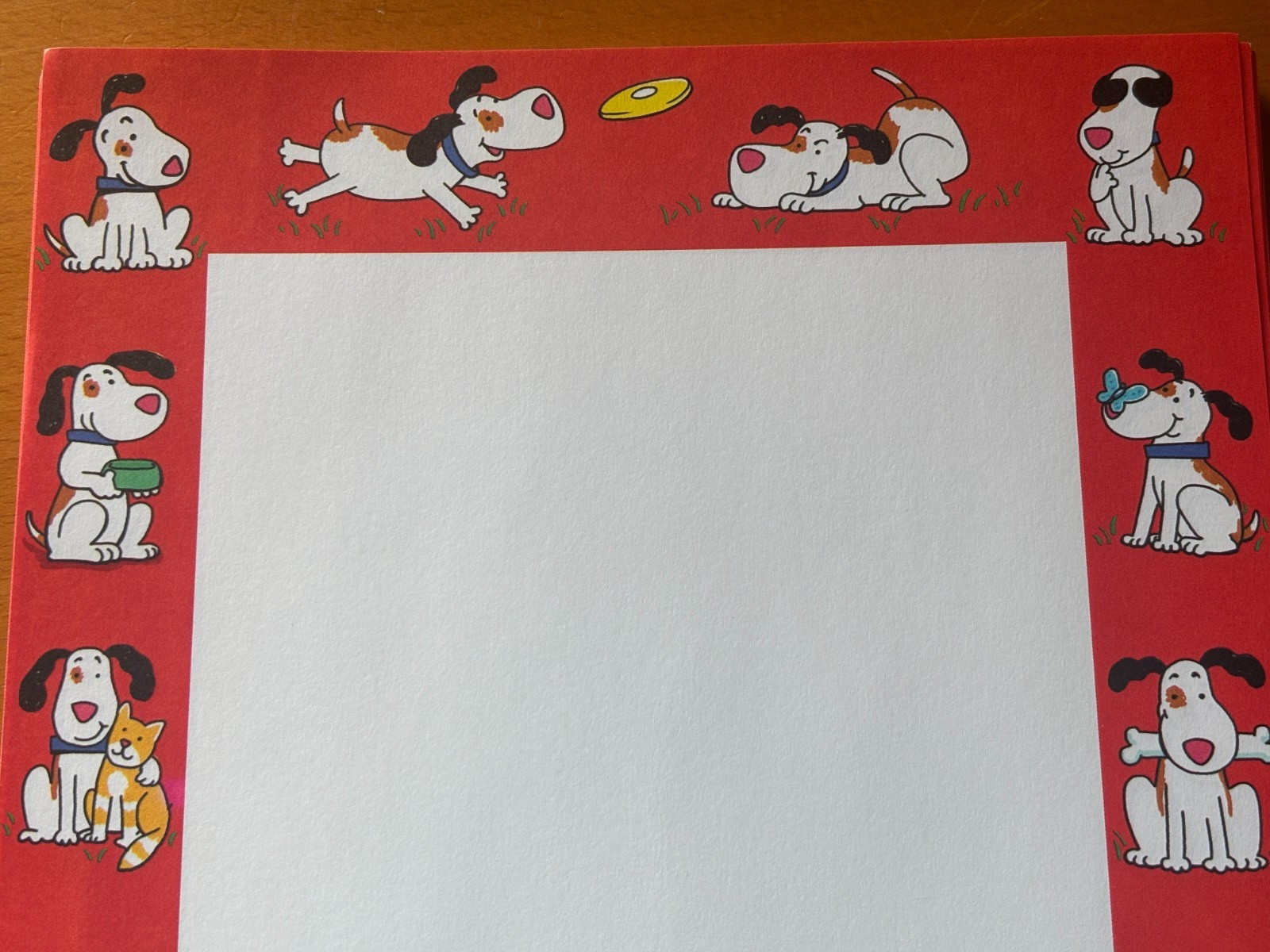 Vintage Hallmark Cards Inc. Dog Themed 8.5″ x 11″ Printer Paper 40 Sheets