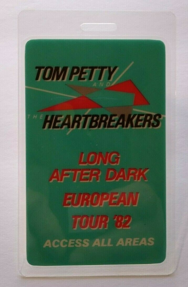 Tom Petty And The Heartbreakers Long After Dark Backstage Pass 1982 Rock Music
